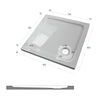 Shower tray square acrylic