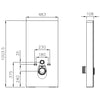 WC-Komplettpaket 35:  NT2039 Weiß mit Soft-Close Sitz