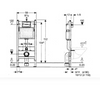 Geberit Duofix Basic support frame