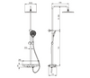 Thermostatic Shower System  BS371
