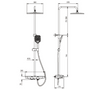Thermostatic Shower System  BS371