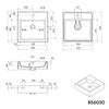 Wall-mounted washbasin Countertop basin BS6050