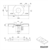 Wall-mounted washbasin Countertop basin BS6059 in cast marble