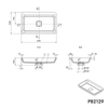 Built-in washbasin PB2129
