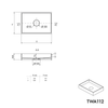 Countertop washbasin TWA112