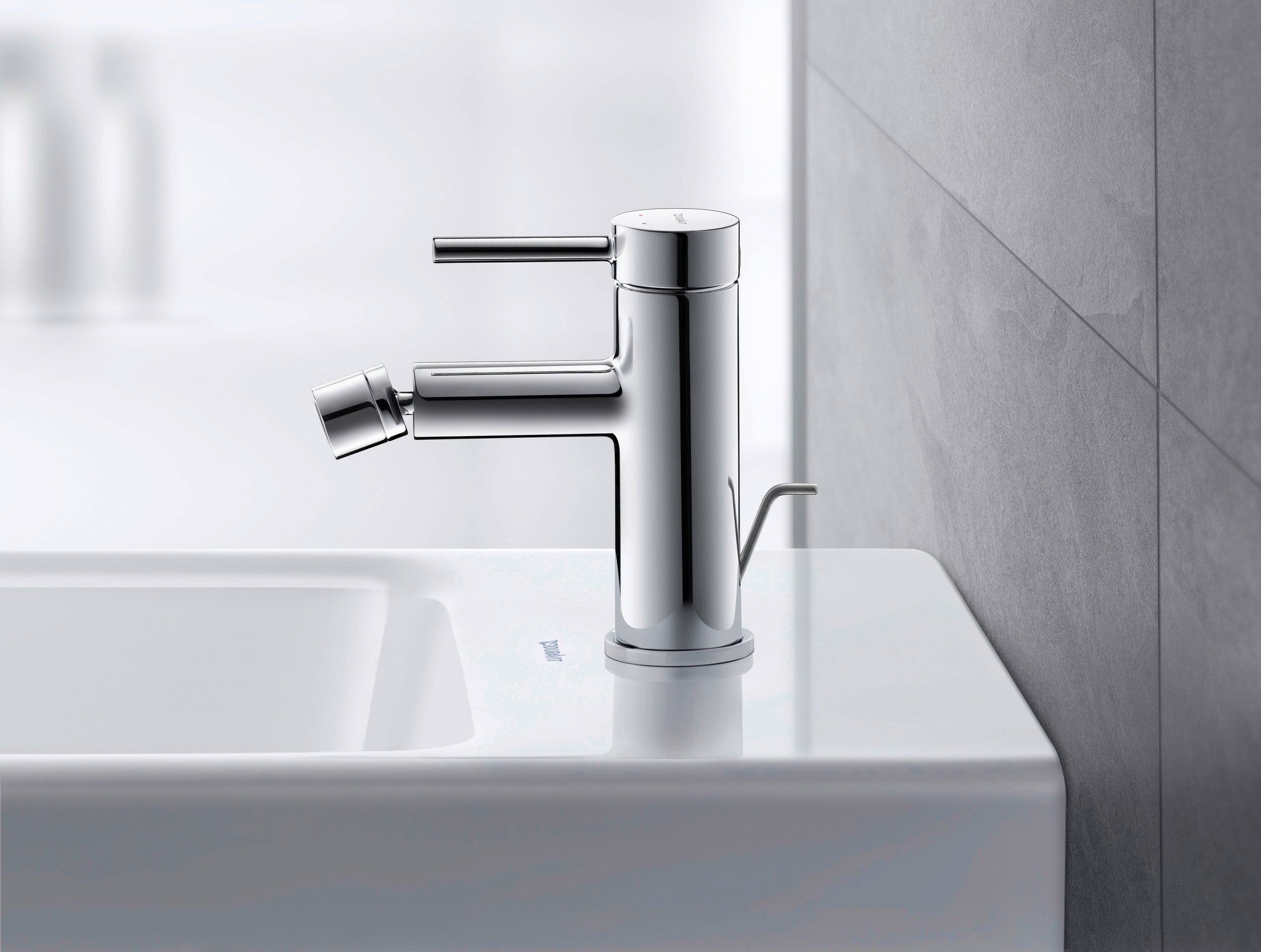 Duravit Circle single lever bidet mixer