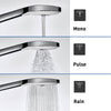 Duravit Shower System, with thermostat and glass shelf, incl. hand shower with 3 spray modes - chrome/white