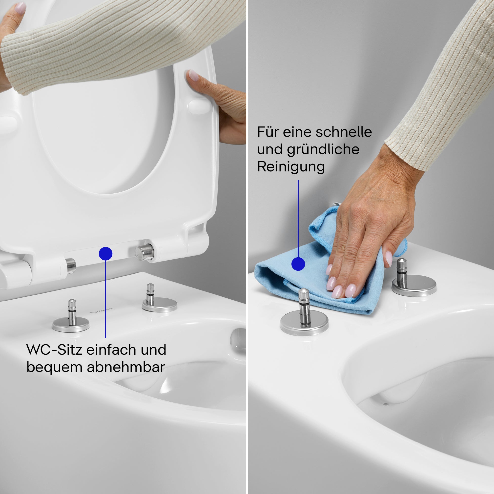 Duravit Univavo universal toilet seat with soft-close
