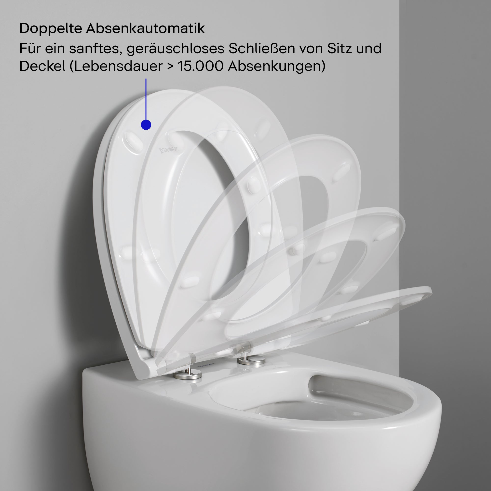Duravit Univavo universal toilet seat with soft-close