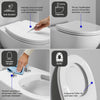 Duravit Univavo universal toilet seat with soft-close