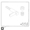 Duravit Wave pillar valve - color selectable
