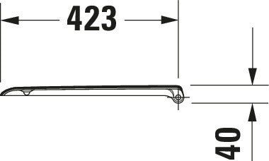 Duravit universal toilet seat with soft-close mechanism for D-Code