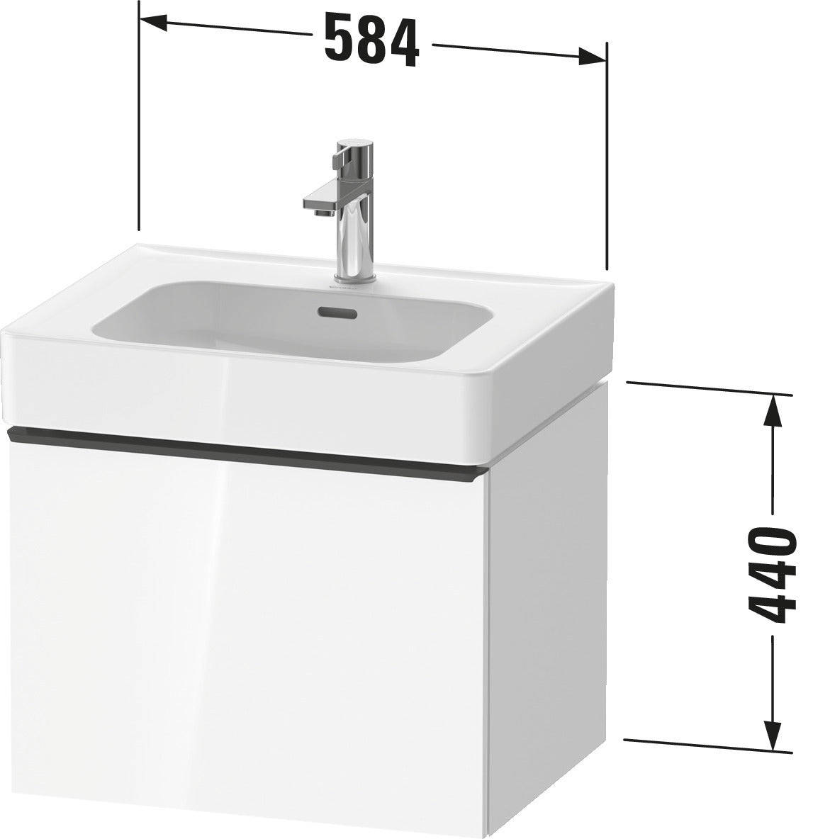 Duravit Soleil Badmöbel-Set 60 cm