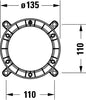 Duravit base body for bath mixer
