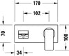 Duravit Manhattan single lever basin mixer