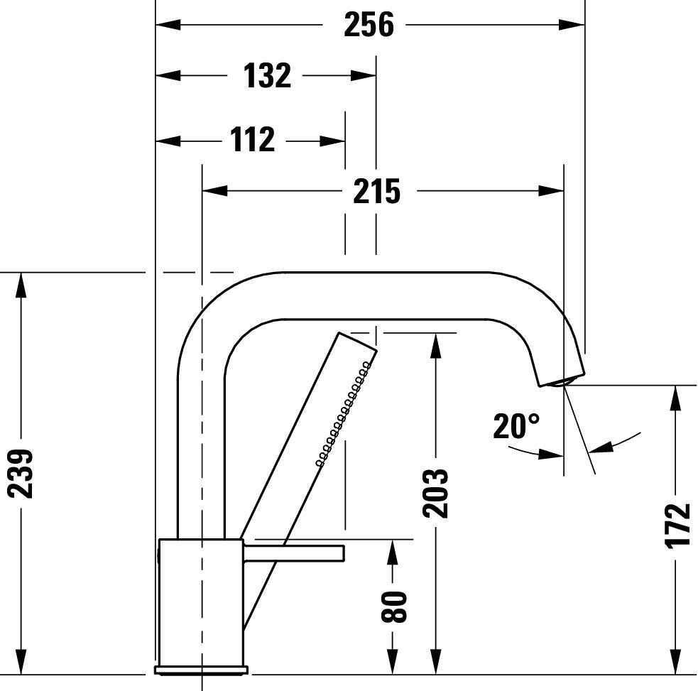 Duravit Circle 3-hole bath mixer 