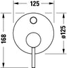 Duravit Circle concealed single-lever mixer set 