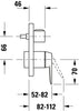 Duravit Manhattan single lever concealed bath mixer