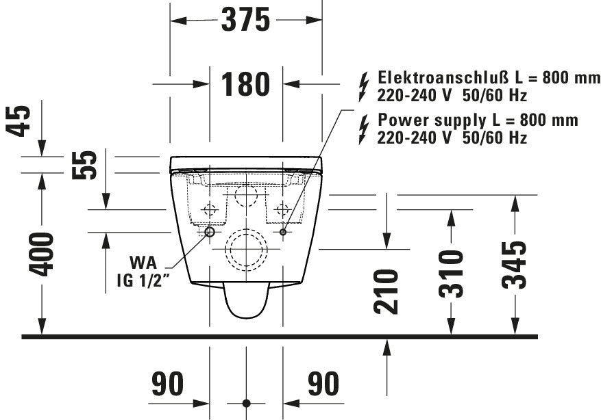 Duravit Soleil Shower Toilet