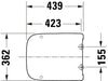 Duravit Univavo Universal WC-Sitz mit Absenkautomatik