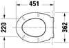 Duravit Univavo Universal WC-Sitz mit Absenkautomatik