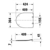 Duravit Univavo Universal WC-Sitz mit Absenkautomatik, oval