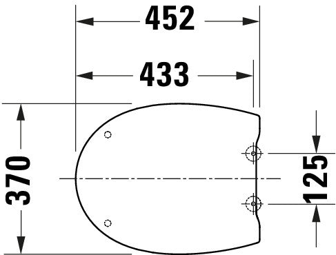 Duravit Univavo Universal Toilet Seat with Soft-Close
