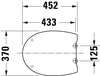 Duravit Univavo Universal Toilet Seat with Soft-Close