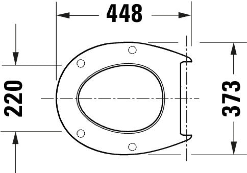 Duravit Univavo universal toilet seat with soft-close