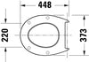 Duravit Univavo universal toilet seat with soft-close