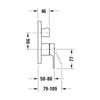 Duravit B.3 Wannenarmatur