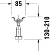 Duravit Universal Fußgestell - 2 Stück
