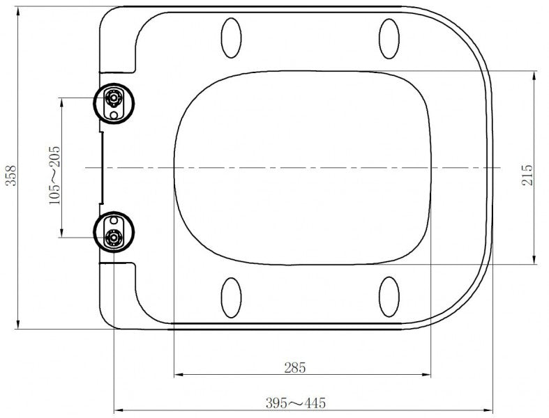 WC lid Duroplast WC seat