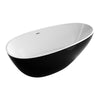 Freestanding bathtub VELA - Mineral cast