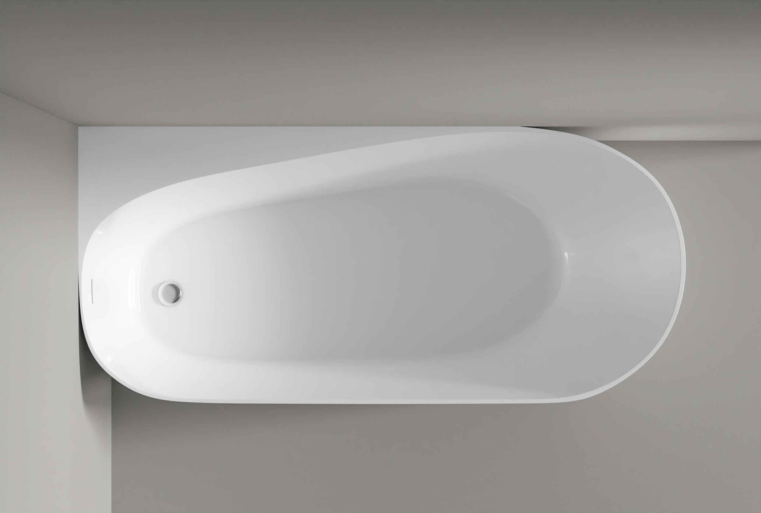 Freestanding bathtub ONDA CORNER Acrylic