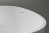 Freestanding bathtub VELA - Mineral cast