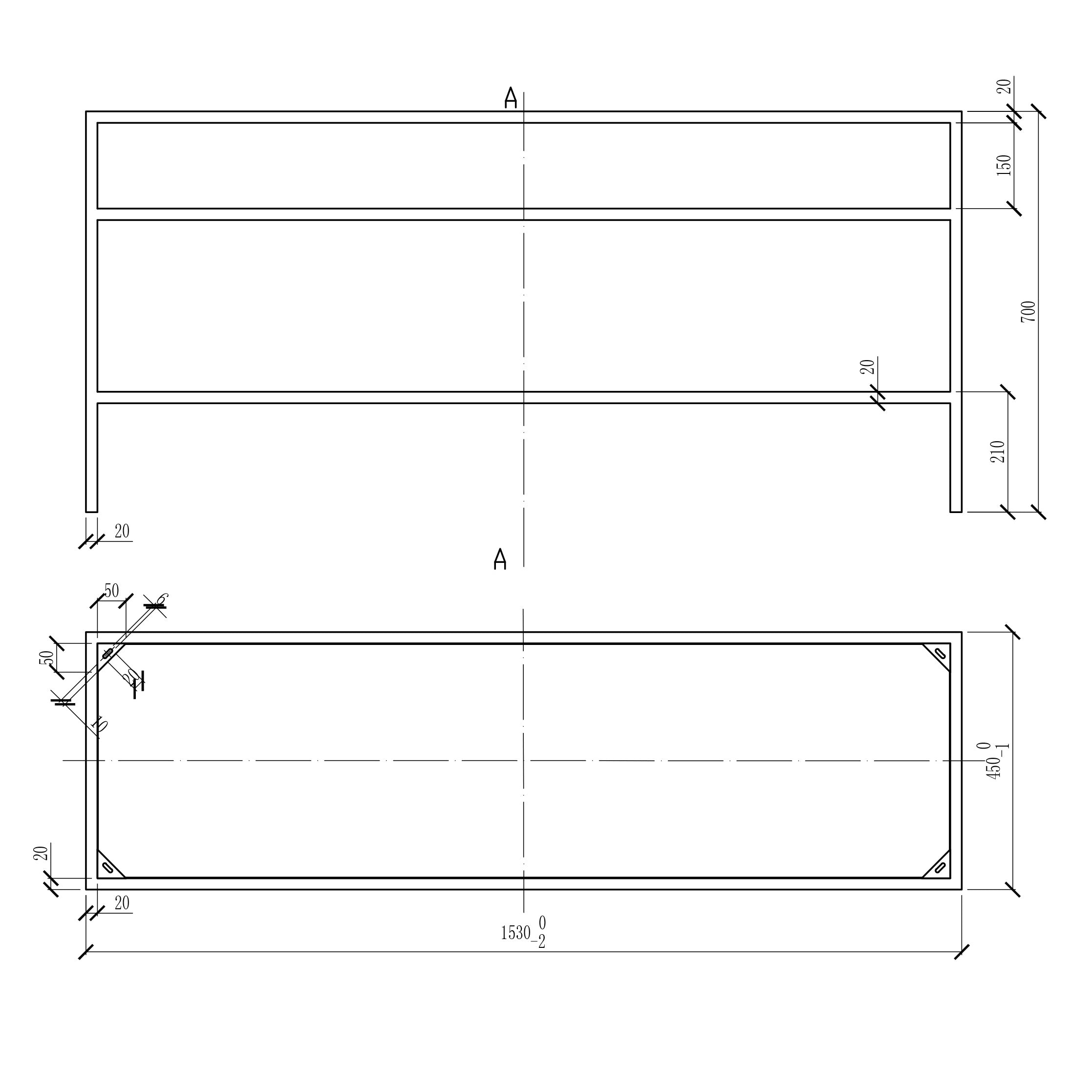 Washbasin metal bracket 150S standing - Matt black - matching base for Bernstein washbasin TWG16