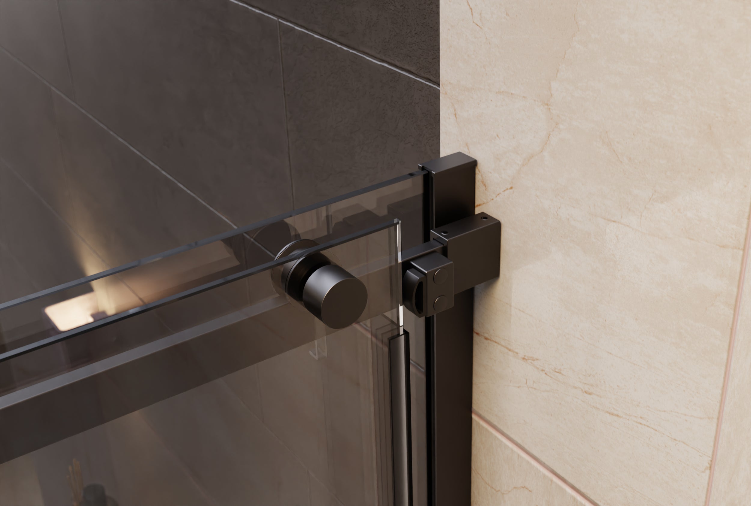 Corner shower with sliding door NT806 FLEX