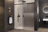 Nischendusche mit Schiebetür NT806 FLEX Schwarz matt