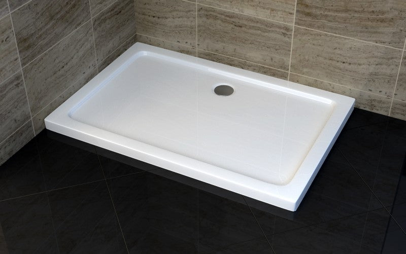 Shower tray rectangular acrylic