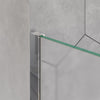 Shower enclosure Walk-In Nano real glass EX101 - frosted glass - width selectable