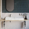 TWG222 wall-mounted washbasin in mineral cast