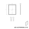 LED Illuminated Bathroom Mirror 2115 Rectangular