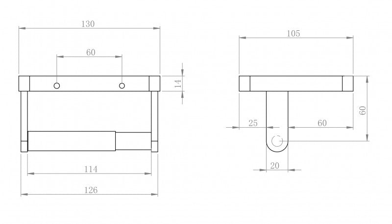 Toilet roll holder SDLTPH