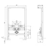 BERNSTEIN Bidet-Vorwandelement Montageelement G30013A