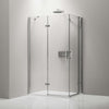 Shower cabin corner from 8mm thick tempered safety glass NANO transparent DX407 - width selectable 