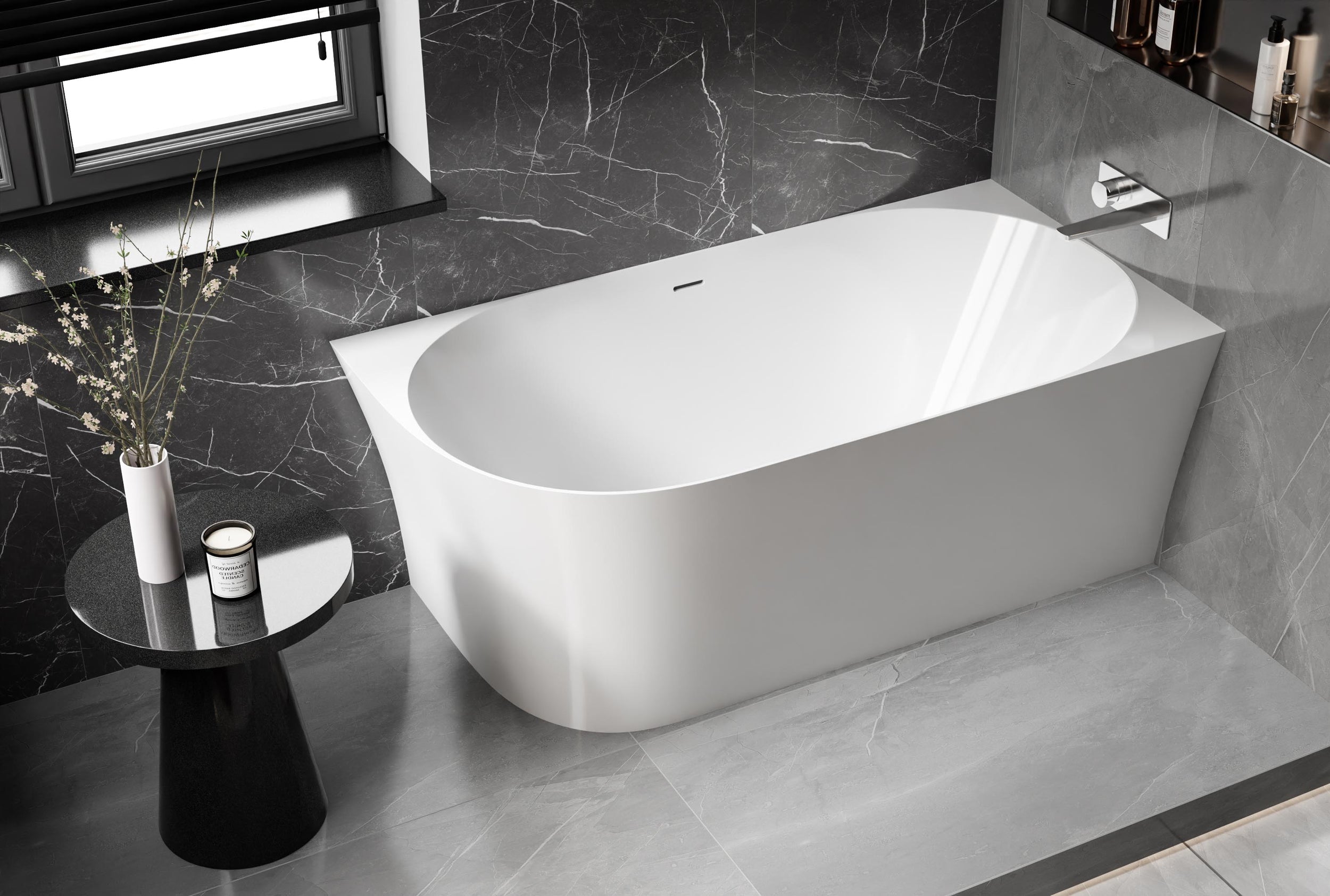 Freistehende Badewanne NOVA SLIM LINE Acryl