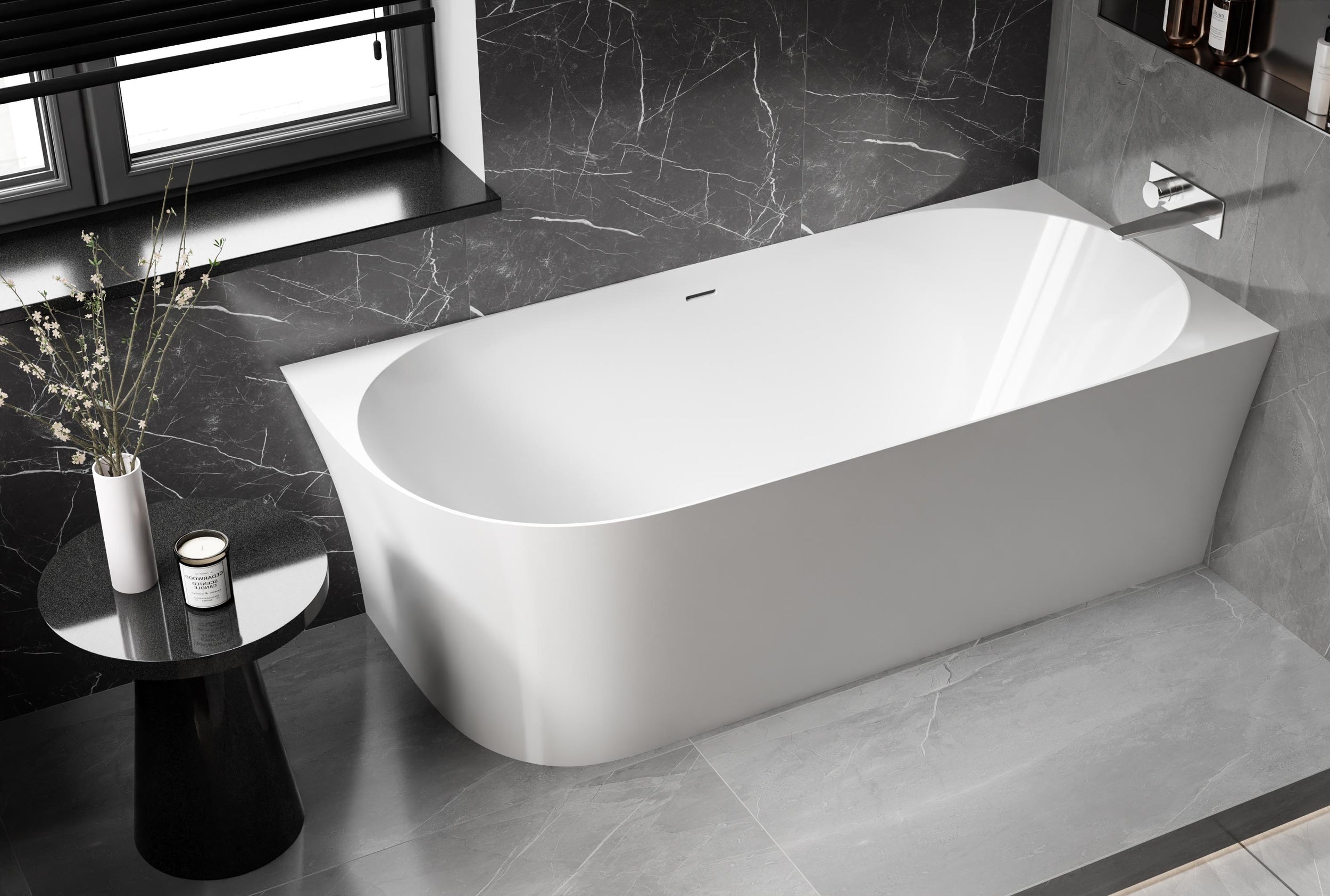 Freistehende Badewanne NOVA SLIM LINE Acryl