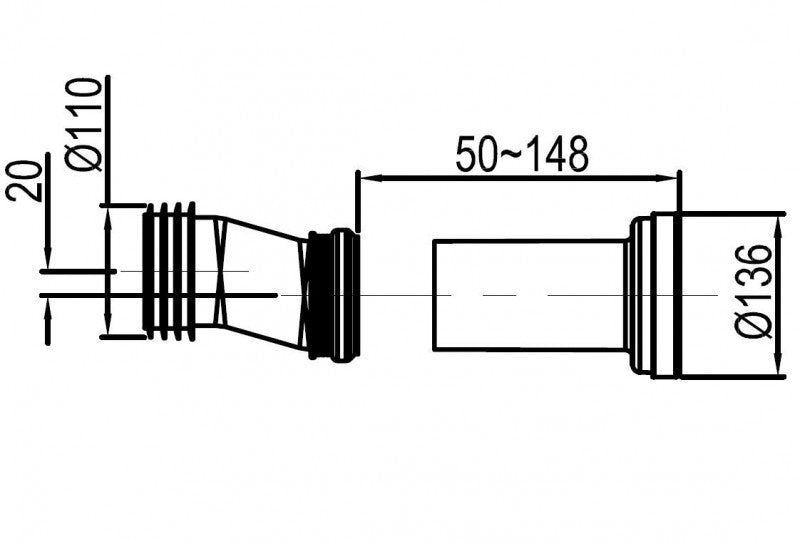 WC-Komplettpaket 35:  NT2039 Weiß mit Soft-Close Sitz