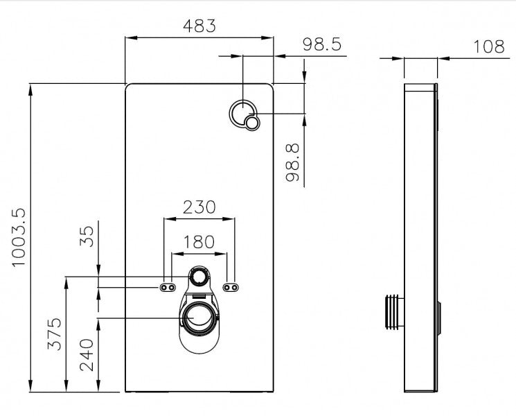 WC-Sparpaket 9: BERNSTEIN DUSCH-WC PRO+ 1102 Komplettanlage